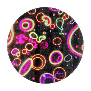 Planche À Découper Motif dynamique Neon Glow