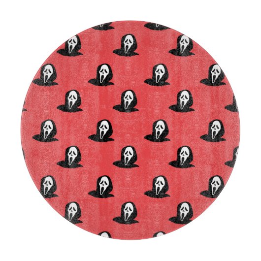 Planche À Découper Motif Éffrayant Halloween Ghost Silhouette. (Devant)