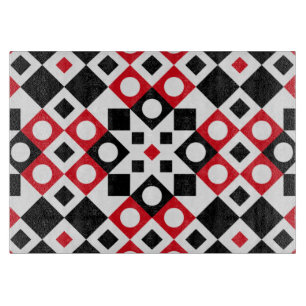 Planche À Découper Motif élégant moderne géométrique Vintage