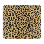 Planche À Découper Motif Empreinte de léopard (Devant)