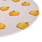 Planche À Découper Motif en chef citrouille orange (Coin)