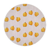 Planche À Découper Motif en chef citrouille orange (Devant)