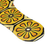 Planche À Découper Motif en fleur de citron jaune (Coin)