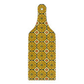 Planche À Découper Motif en fleur de citron jaune (Devant)