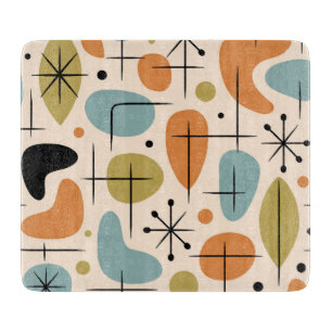 Planche À Découper Motif en forme d'étoile de style Mid Century Moder