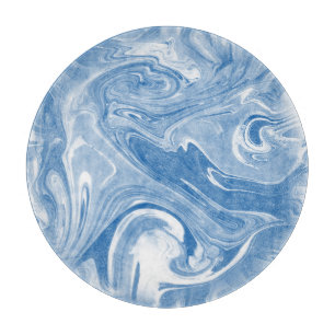 Planche À Découper Motif en marbre coloré.