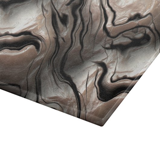 Planche À Découper Motif en marbre de pierre unique et Cool (Coin)