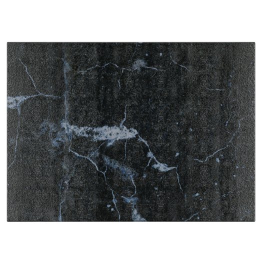 Planche À Découper Motif en marbre noir (Devant)