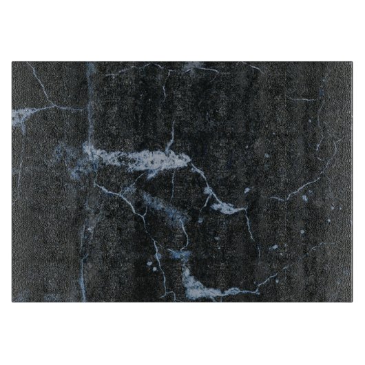 Planche À Découper Motif en marbre noir (Devant)