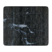 Planche À Découper Motif en marbre noir (Devant)