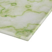 Planche À Découper Motif en marbre vert (Coin)