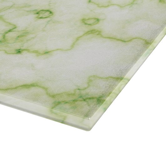 Planche À Découper Motif en marbre vert (Coin)