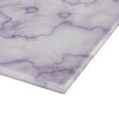 Planche À Découper Motif en marbre violet (Coin)
