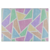 Planche À Découper Motif en mosaïque arc-en-ciel Pastel (Devant)