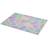 Planche À Découper Motif en mosaïque arc-en-ciel Pastel (Coin)