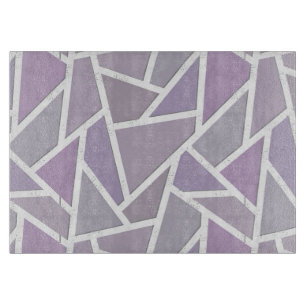 Planche À Découper Motif en mosaïque de lavande