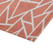 Planche À Découper Motif en mosaïque orange mandarin (Coin)