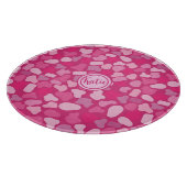 Planche À Découper Motif en pierre rose (Coin)