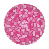 Planche À Découper Motif en pierre rose (Devant)