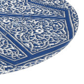 Planche À Découper Motif en tuiles persanes - bleu cobalt et blanc (Coin)