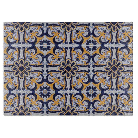 Planche À Découper Motif en tuiles portugaises (Devant)