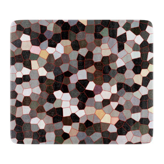 Planche À Découper Motif en verre (Devant)