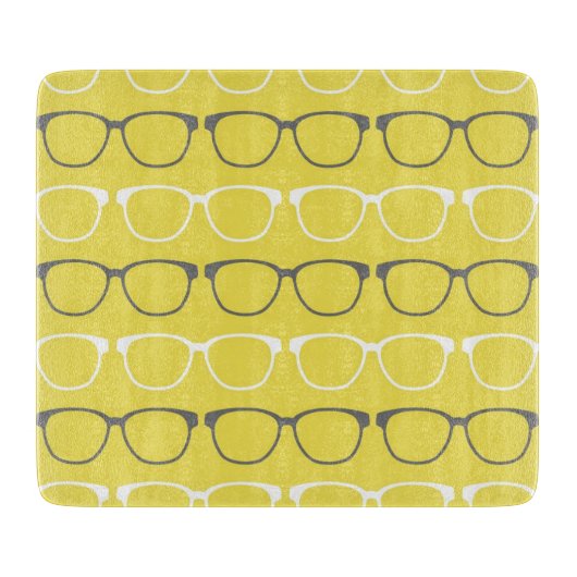 Planche À Découper Motif en verre (Devant)