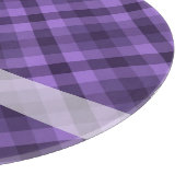 Planche À Découper Motif en vichy violet (Coin)
