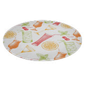 Planche À Découper Motif esquissé de cocktail (Coin)