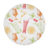 Planche À Découper Motif esquissé de cocktail (Devant)