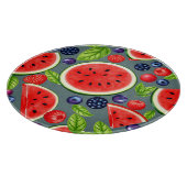 Planche À Découper Motif Été Pastèque Baie (Coin)