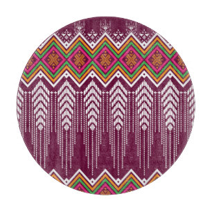 Planche À Découper Motif ethnique géométrique traditionnel