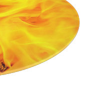 Planche À Découper Motif Feu Et Flames (Coin)