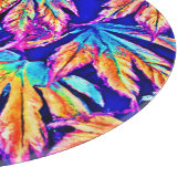 Planche À Découper Motif Feuille coloré (Coin)