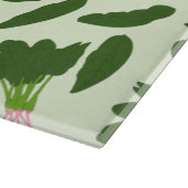 Planche À Découper Motif Feuille Green Spinach (Coin)