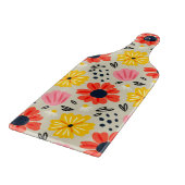 Planche À Découper Motif Fleur de Printemps (Coin)