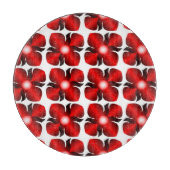 PLANCHE À DÉCOUPER MOTIF FLEUR ROUGE (Devant)