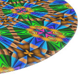 Planche À Découper Motif Fleurs Abstraites uniques (Coin)