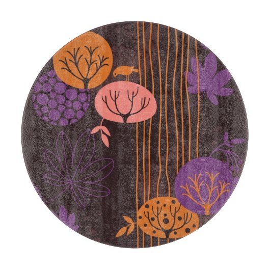 Planche À Découper Motif floral 2 2 (Devant)