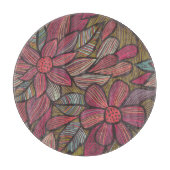 Planche À Découper Motif floral 4 3 (Devant)