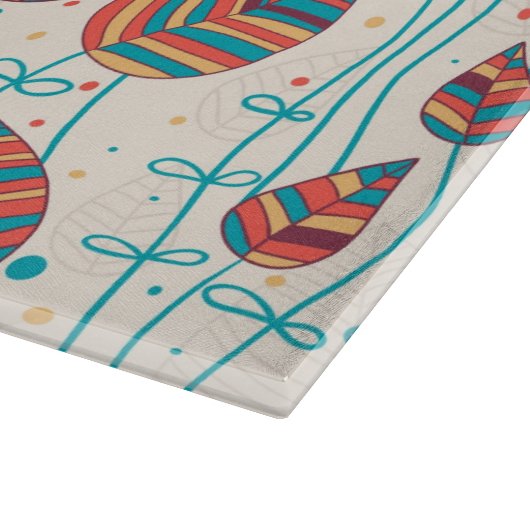 Planche À Découper Motif floral 5 2 (Coin)