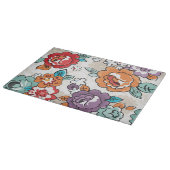 Planche À Découper Motif floral 5 d'élégance abstraite (Coin)