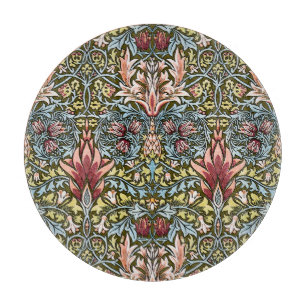 Planche À Découper Motif floral à tête de serpent de William Morris