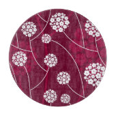 Planche À Découper Motif floral abstrait (Devant)