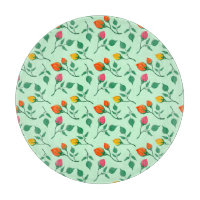 Motif floral avec fleurs roses colorées