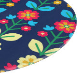 Planche À Découper Motif floral coloré (Coin)
