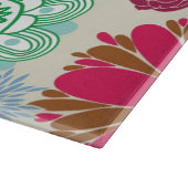 Planche À Découper Motif floral dans le rétro style (Coin)