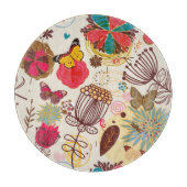 Planche À Découper Motif floral dans le rétro style 4 (Devant)