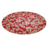 Planche À Découper Motif floral d'arrière - plan de damassé (Coin)