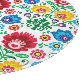 Planche À Découper Motif floral d'art populaire de coeur (Coin)